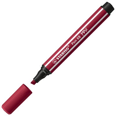 STABILO - Feutre de dessin pointe large biseautée - rouge pourpre