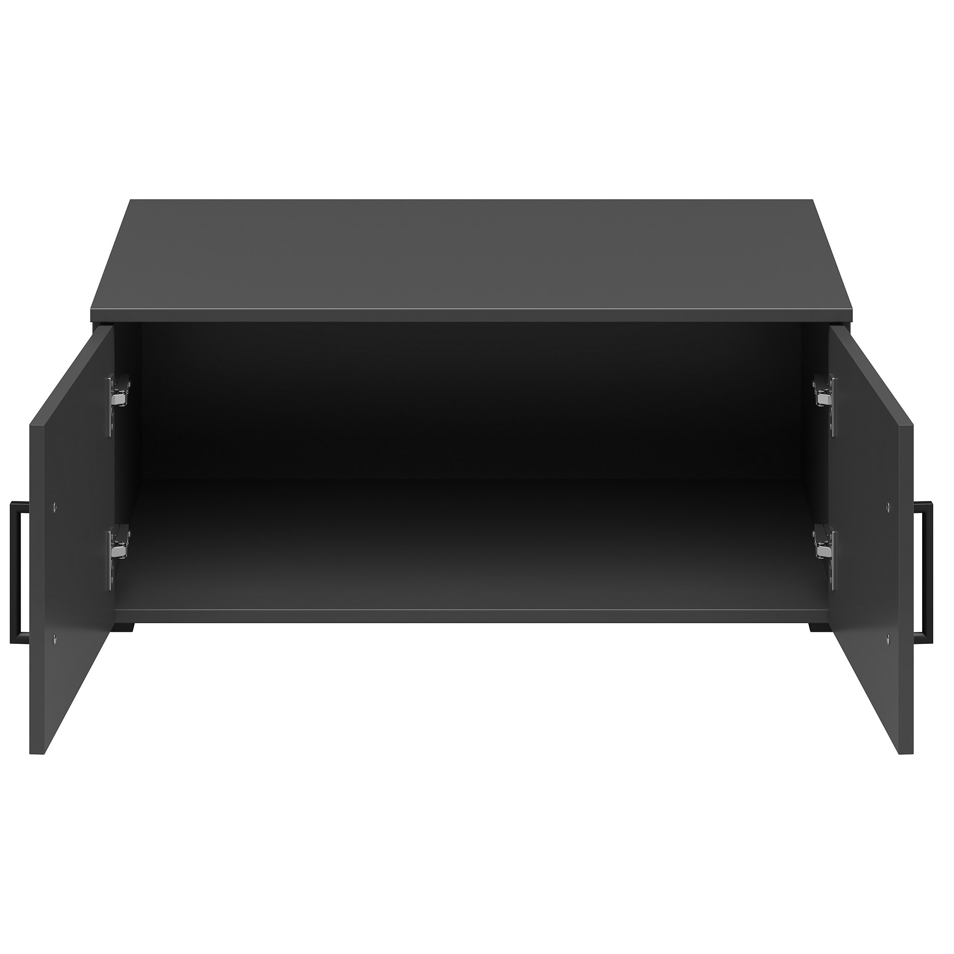 Aufsatzschrank/ Stand-Hängeelement - anthrazit - 80 cm breit