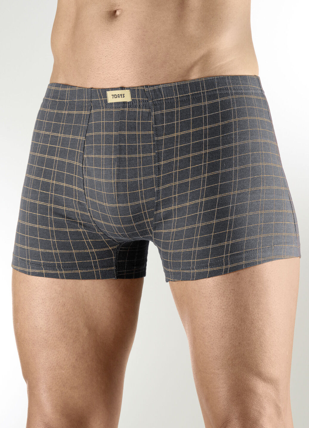 Sechserpack Pants mit Karodessin