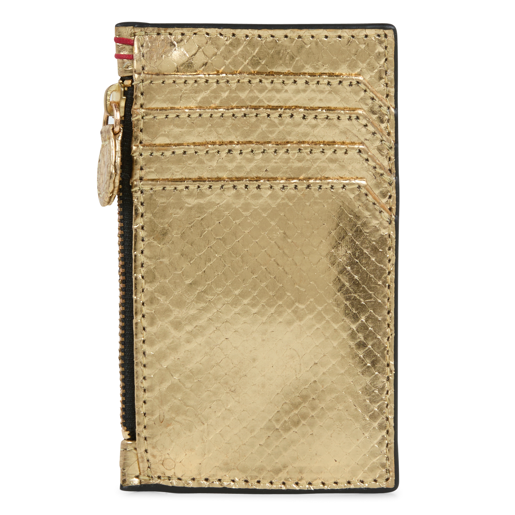 HELENA - Porte-cartes en cuir | Doré