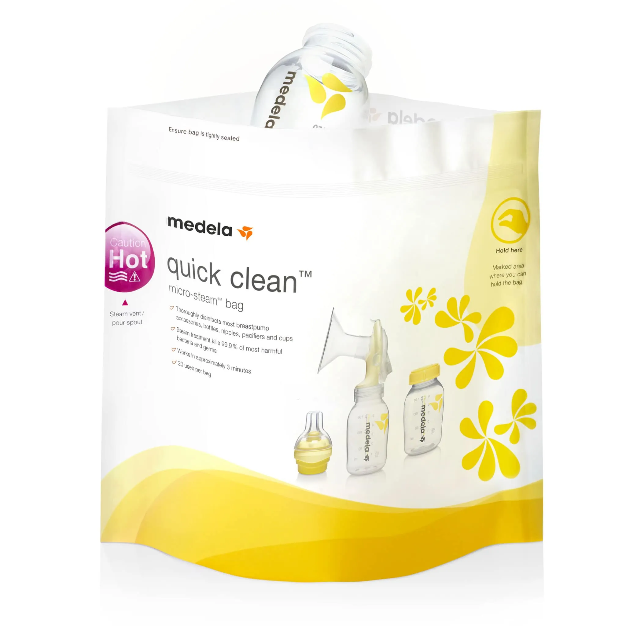 Medela Ensemble Bouteilles de Conservation pour Lait Maternel (3) - 250ml