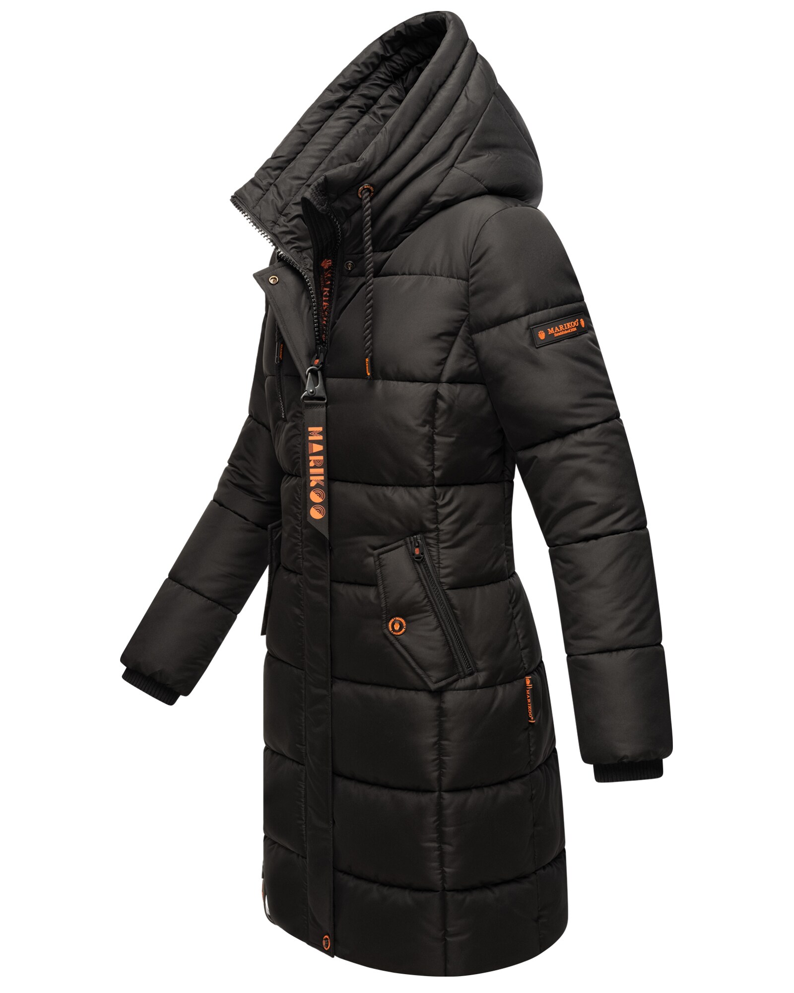 MARIKOO Damen Winterjacke Stepp Outdoor Jacke Anorak Parka Warm Mantel Kapuze Yuikoo