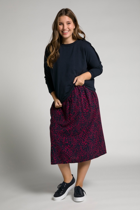 Bellieva-Sweatkleid, Stillfunktion, Rundhals