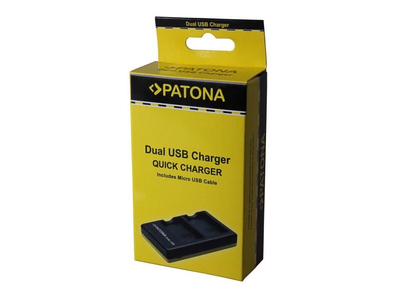 Patona Ladegerät Dual Olympus BLN1 Für Olympus BLN-1 Akkus