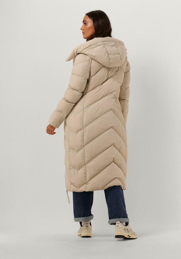 BEAUMONT beige beaumont gewatteerde jas shea