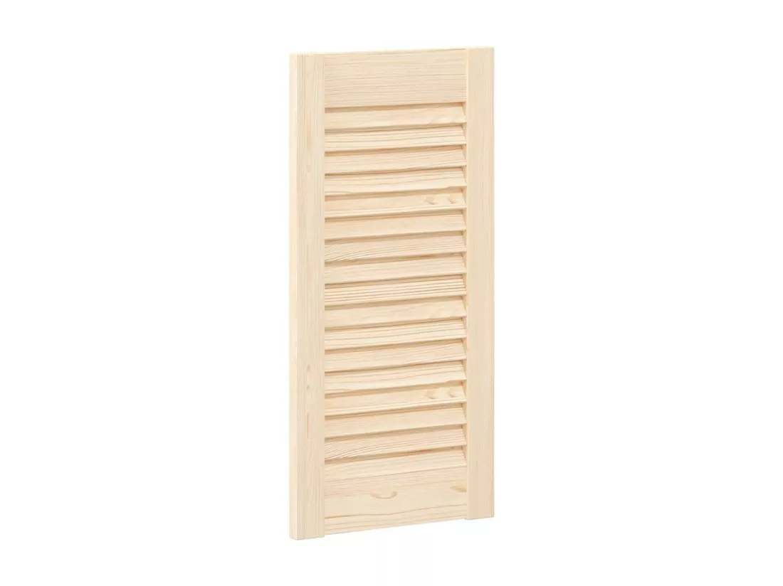 Porte d'armoire à persiennes 61,5x29,5 cm bois de pin massif