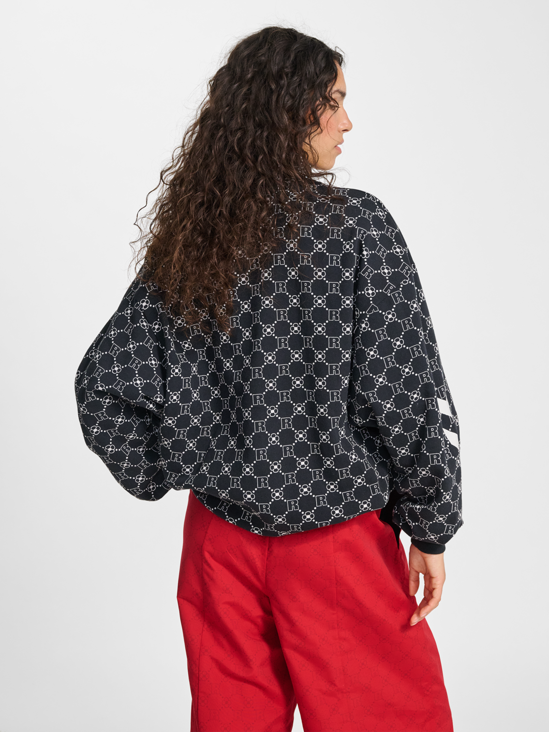 hmlOVERSIZED HALFZIP DBU ROTATE