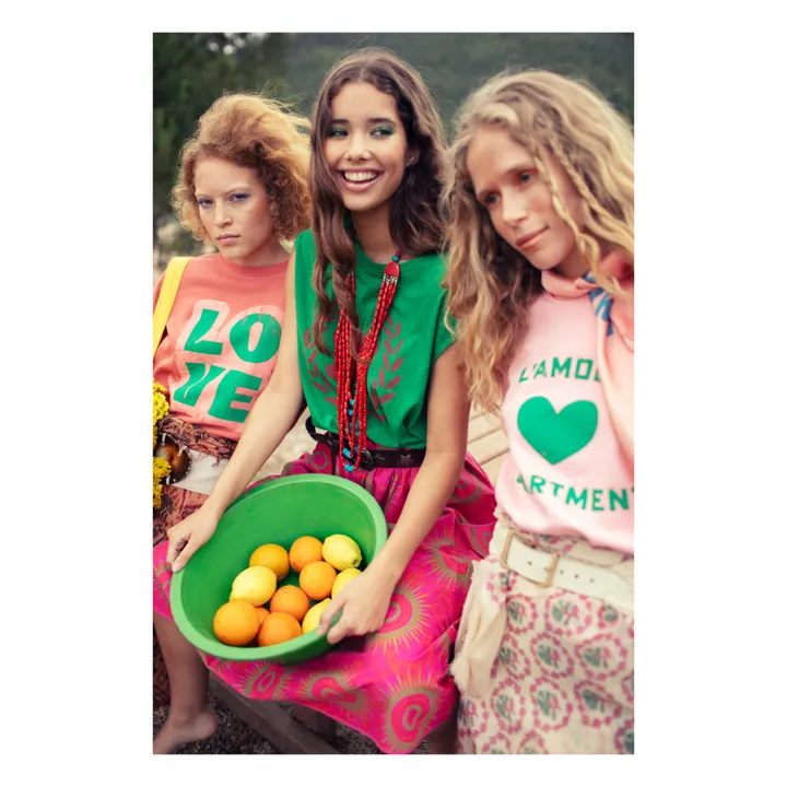 Sisters Department Sweat Sans Manches Charlotte Coton Bio | Rose