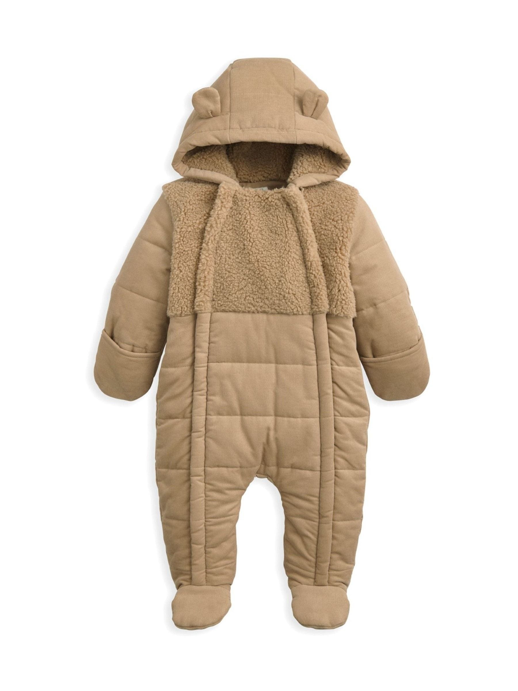Mamas & Papas Gewatteerde Corduroy en Borg Kinderwagenpak met 3D Oren