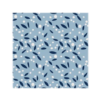 Clairefontaine - Papier cadeau kraft - 70 cm x 50 m - 70 g/m² - bleu/blanc