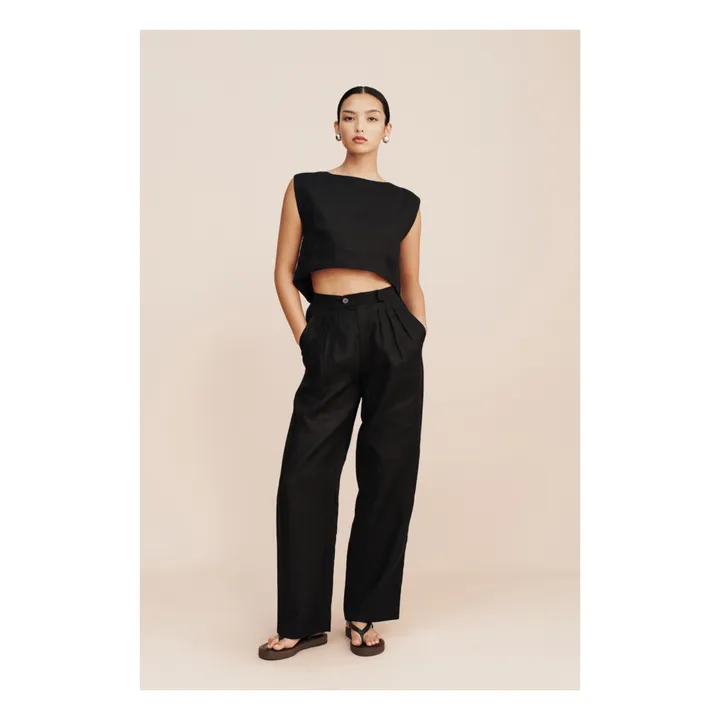 Posse Pantalon Louis Lin | Noir
