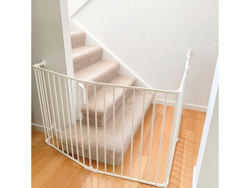 DREAMBABY Türschutzgitter Discovery 3 74.5 cm - 195 cm 3-Paneele Adapta Schutzgitter