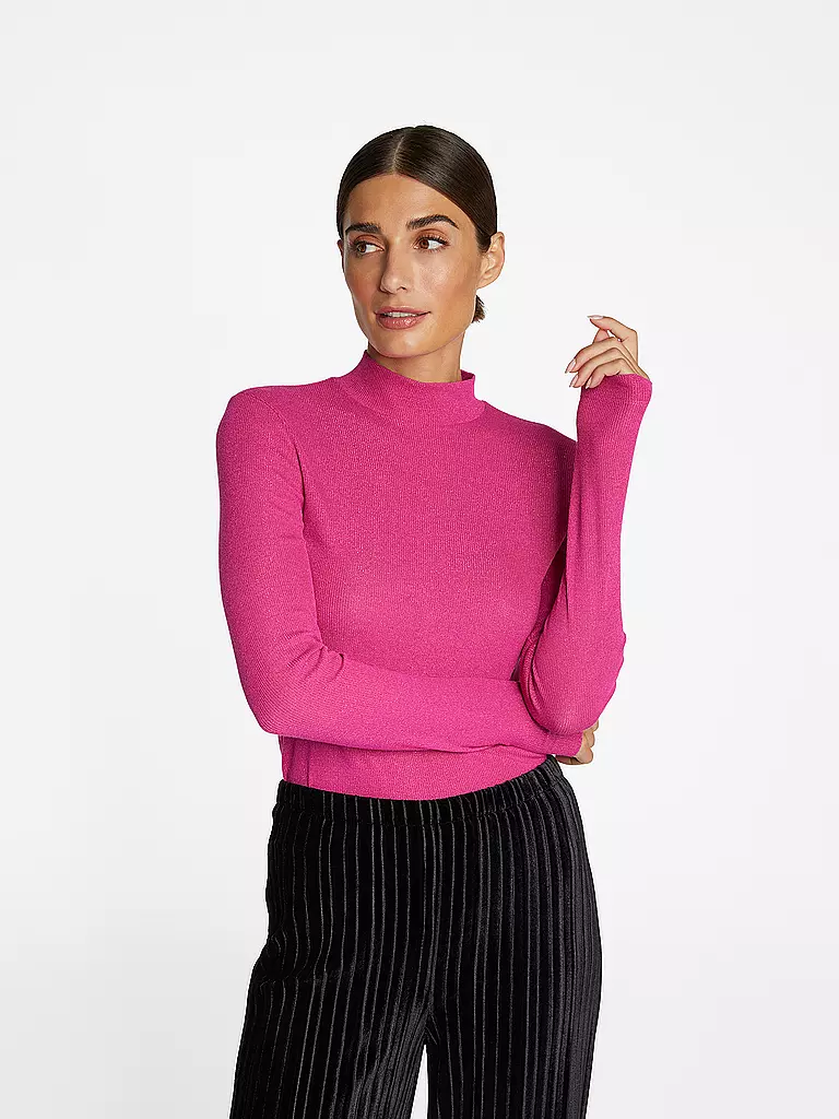 RICH & ROYAL Rollkragenshirt pink