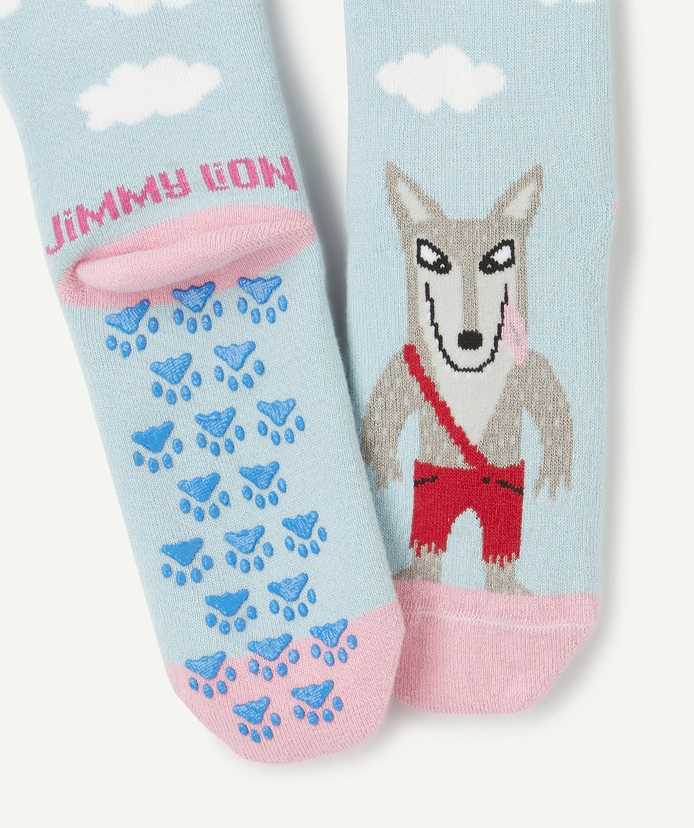 JIMMY LIONPAIRE DE CHAUSSETTES ANTIDÉRAPANTES THÈME 3 PETITS COCHONS