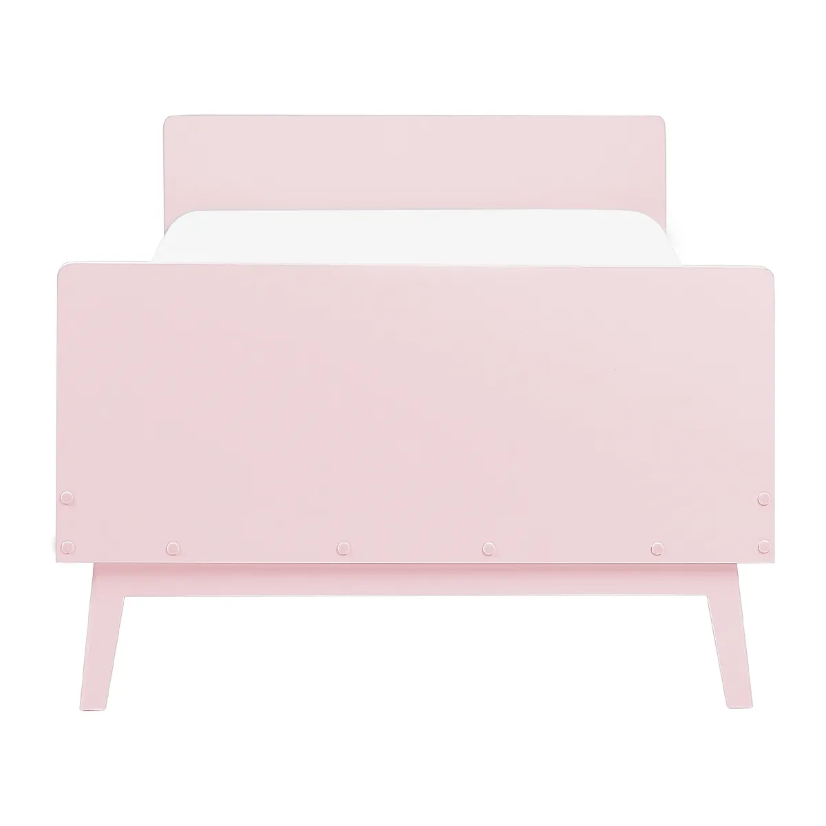 Beliani BONNAC - 90x200 cm - Rose pastel