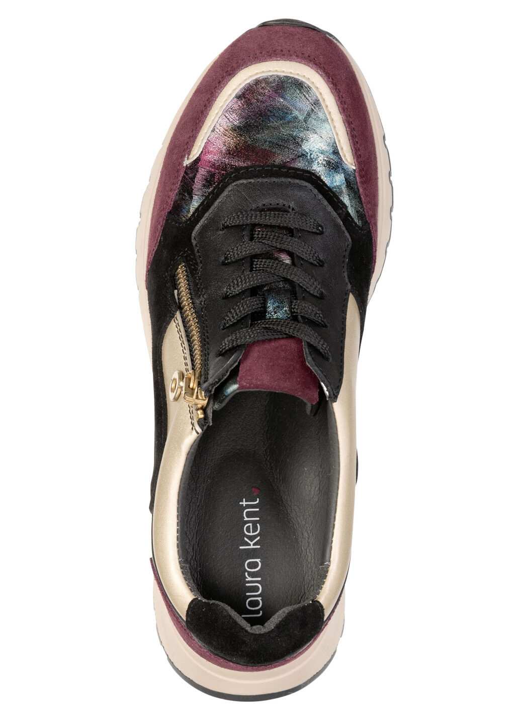 laurakent, stylische Damen-Sneaker, Weite G, mit herausnehmbarem Fussbett