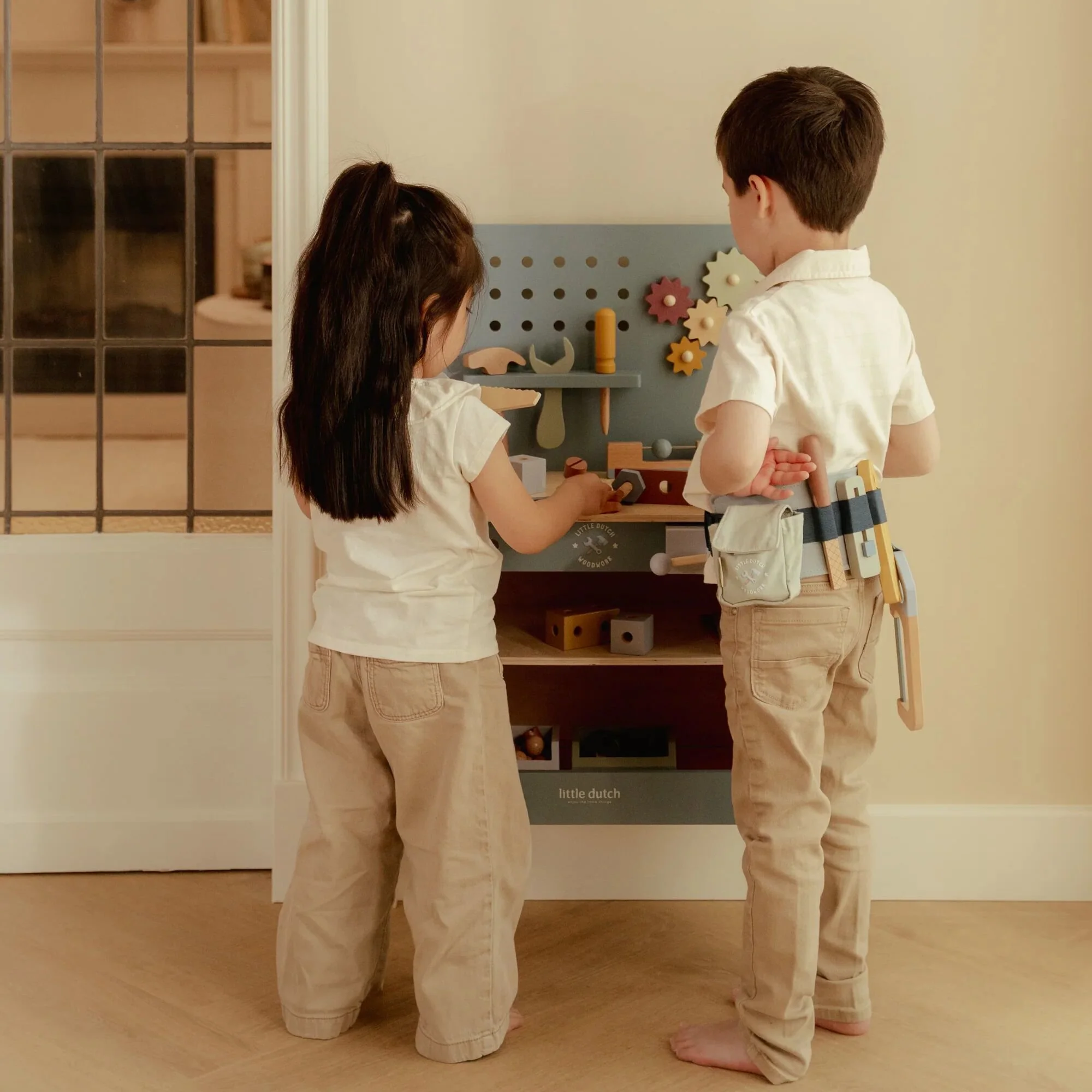 Houten werkbank - Blauw - Essentials kopen? | Little Dutch
