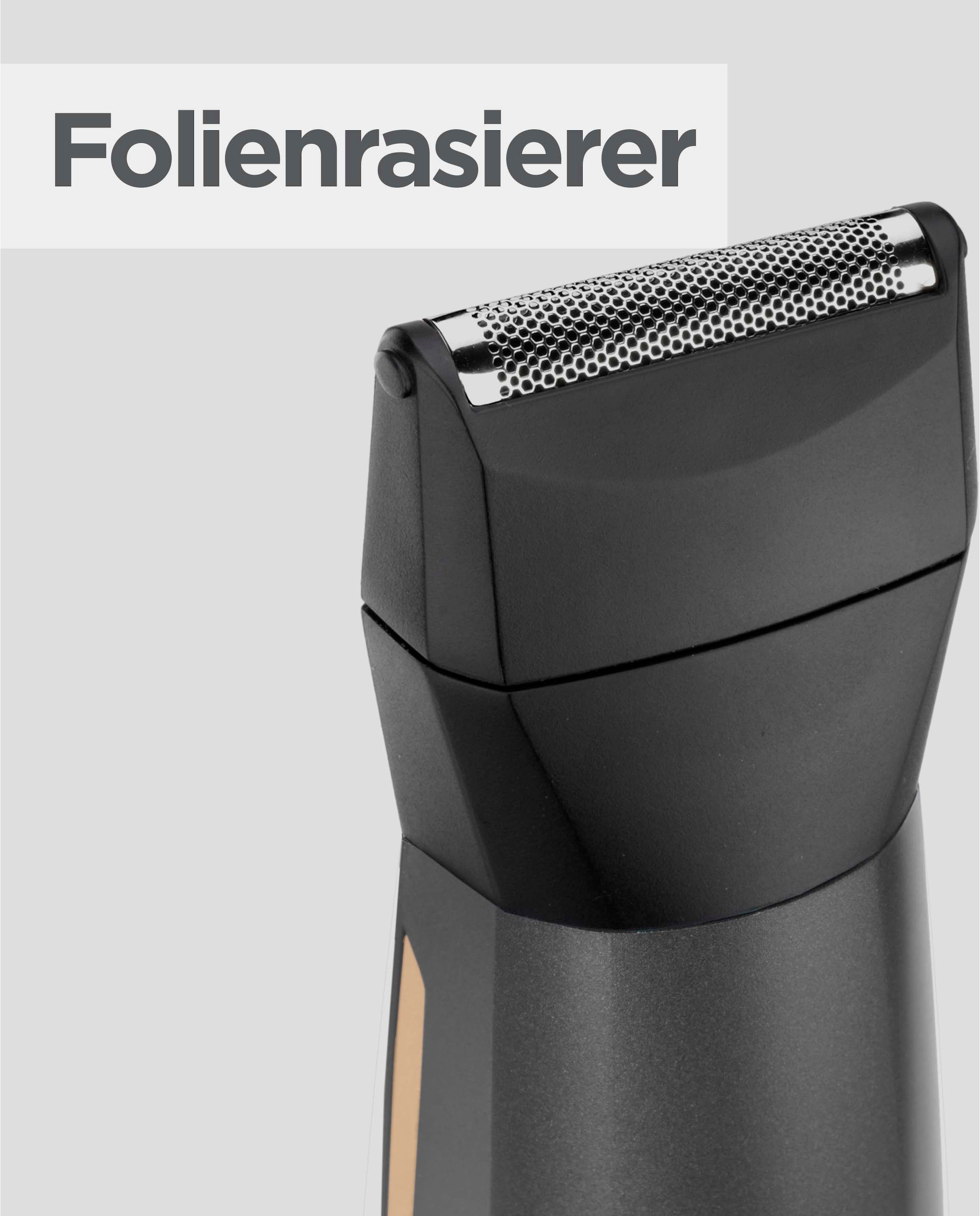 BaByliss Multifunktionstrimmer »Graphite Multi Trimmer MT987E« 5 Aufsätze Langlebige Graphit-Klinge, 12-in-1 Funktionr
