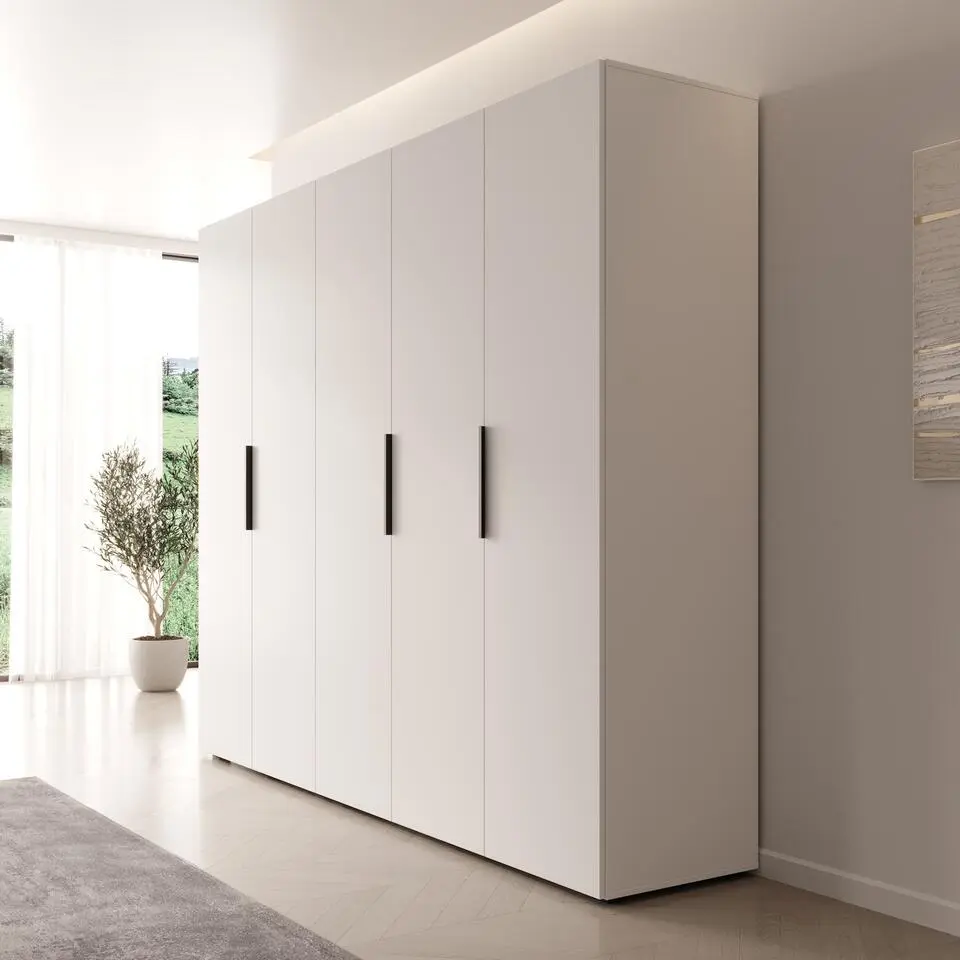 Meubella - Kledingkast Marquesa - Wit - 250 cm
