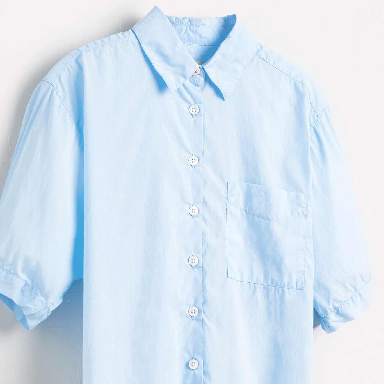 Bellerose Chemise en Coton mélangé Ave bleu clair