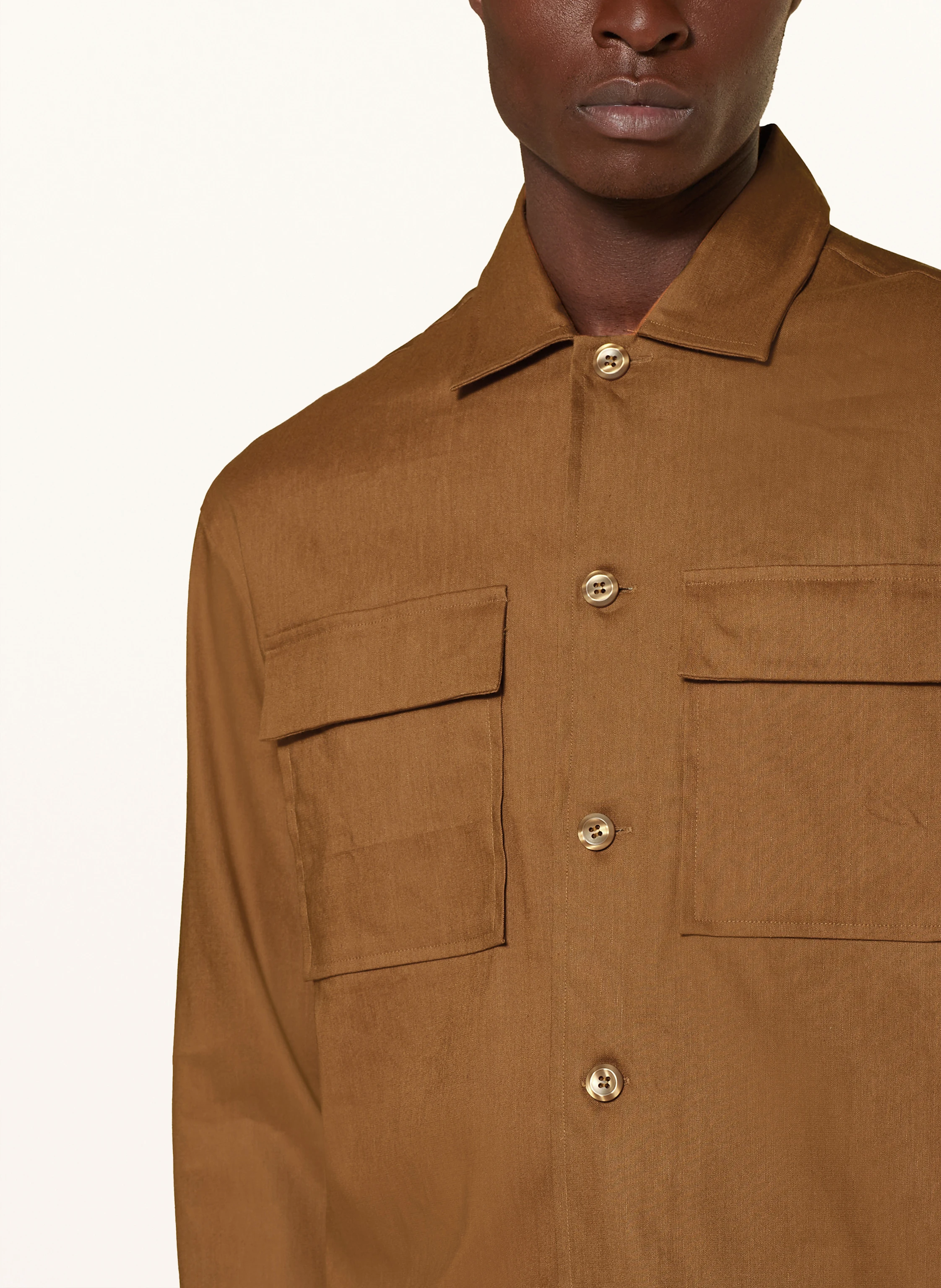 Calvin Klein Overjacket mit Leinen