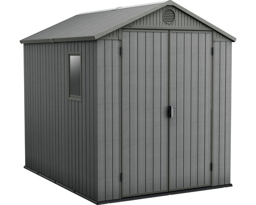 Keter Darwin tuinhuis 4,6 m² 6x8 incl. vloer 190 x 244 cm antraciet