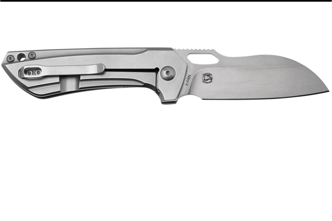 Böker Swoopy 01BO693 Nitro-V, Tan G10, zakmes. Michael Burch design