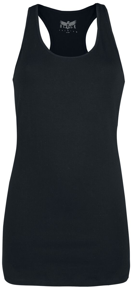Haut Vert En Dentelle & Débardeur Noir | Black Premium by EMP T-Shirt Manches courtes