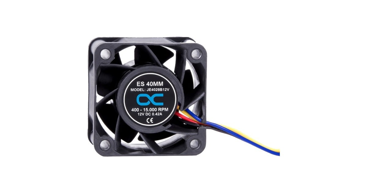 AlphacoolES 40mm 400-15,000rpm fan case fan  (Zwart, 40 x 40 x 28 mm, PWM)