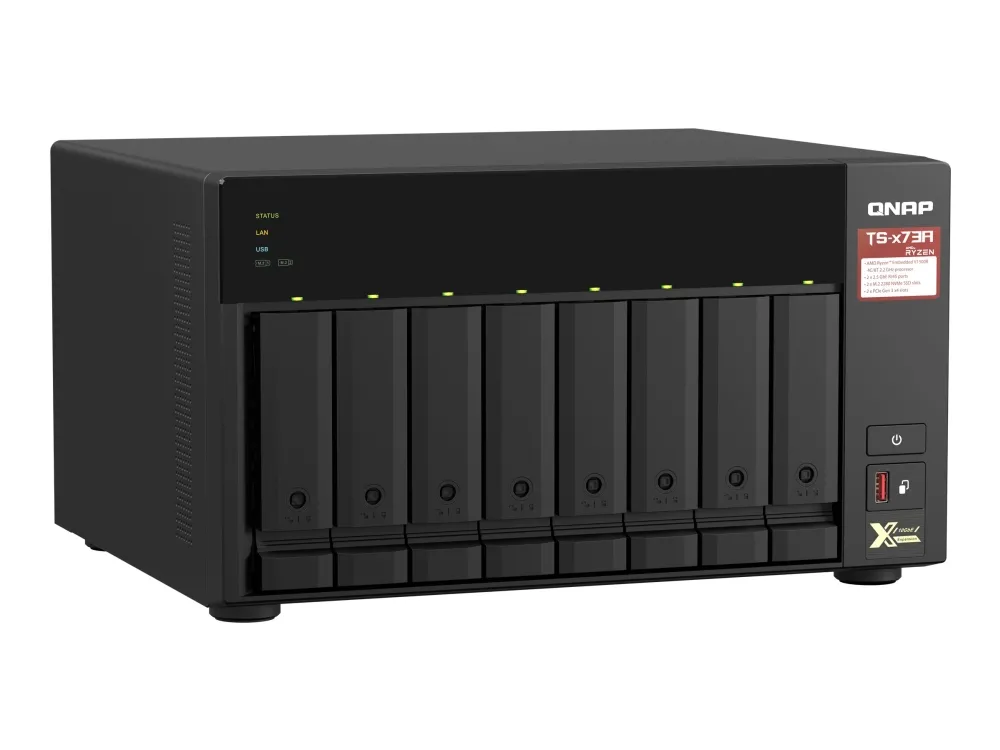 QNAP TS-873A - NAS-server - 8 bays  - SATA 6Gb/s - RAM 8 GB - Gigabit Ethernet / 2.5 Gigabit Ethernet