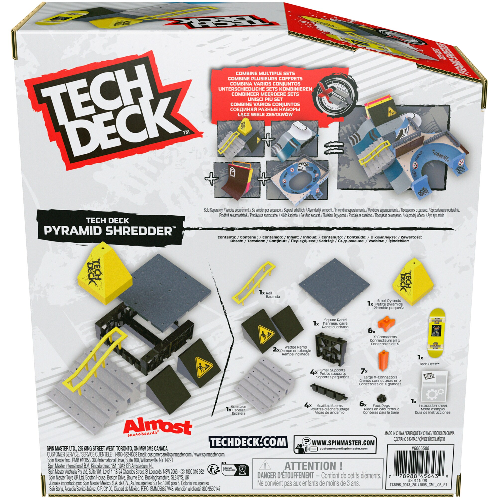 Spin Master Spielfahrzeug Tech Deck X-Connect Starter-Set - Pyramid Shredder Rampenset