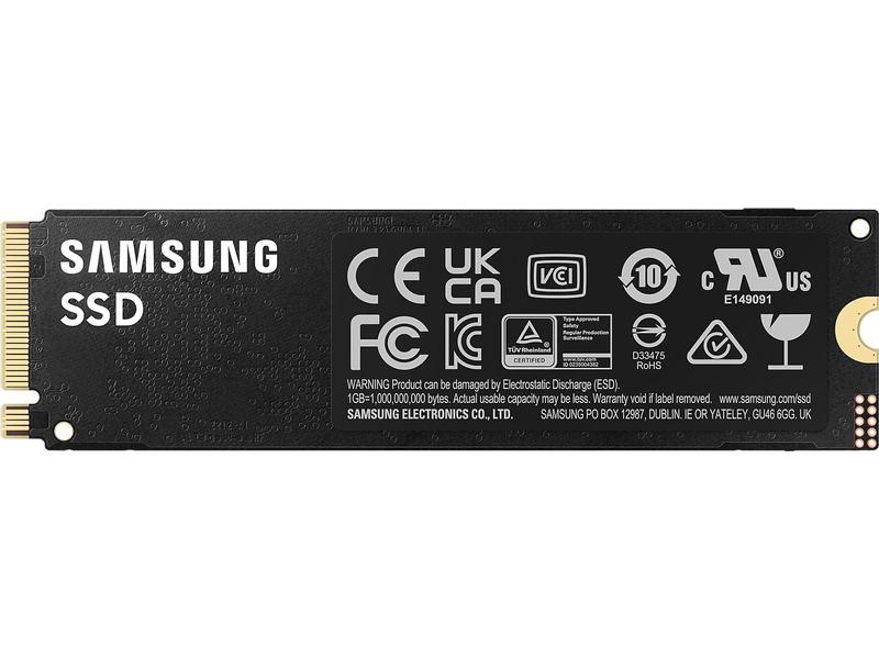 Samsung SSD 990 PRO M.2 2280 NVMe 1000 GB M. 2-Solid State Drive für Gamer mit 1000 GB