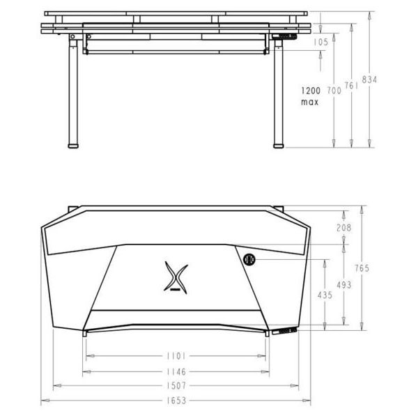 Studio Desk Xtreme Producer Workstation BK