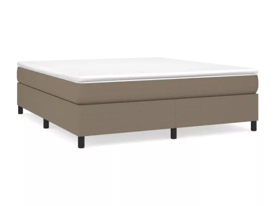 Sommier à lattes de lit Taupe 180x200 cm Tissu