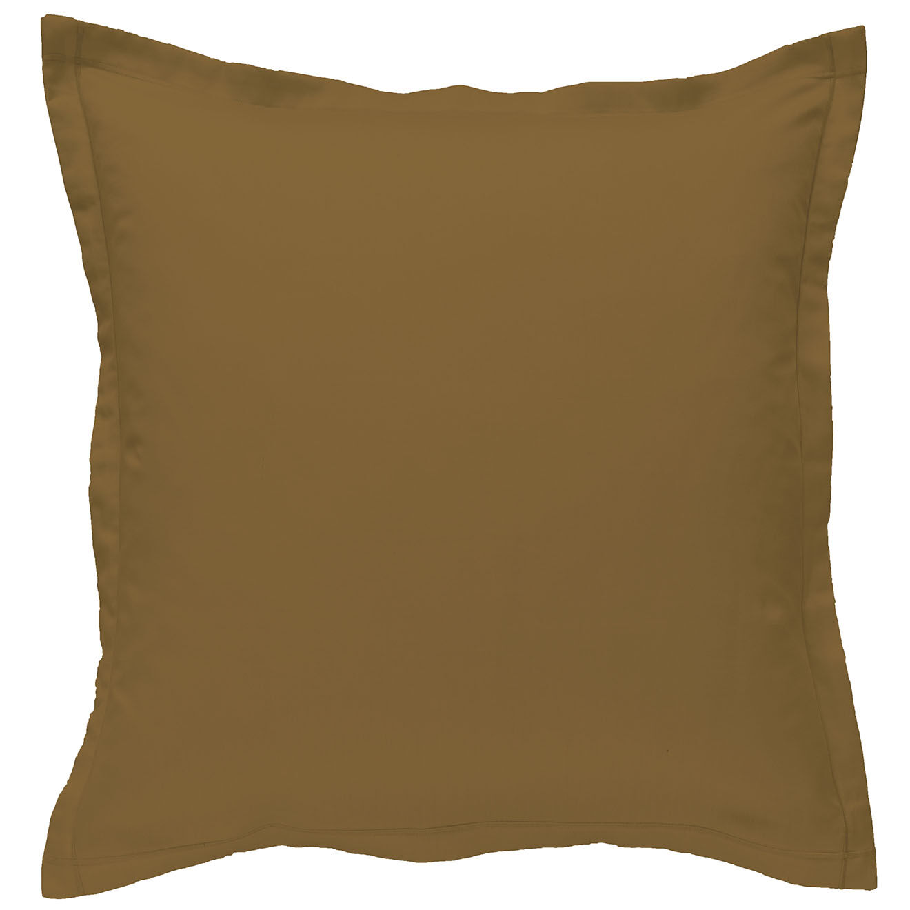 United by PDC Taie d'oreiller en percale de coton  bronze