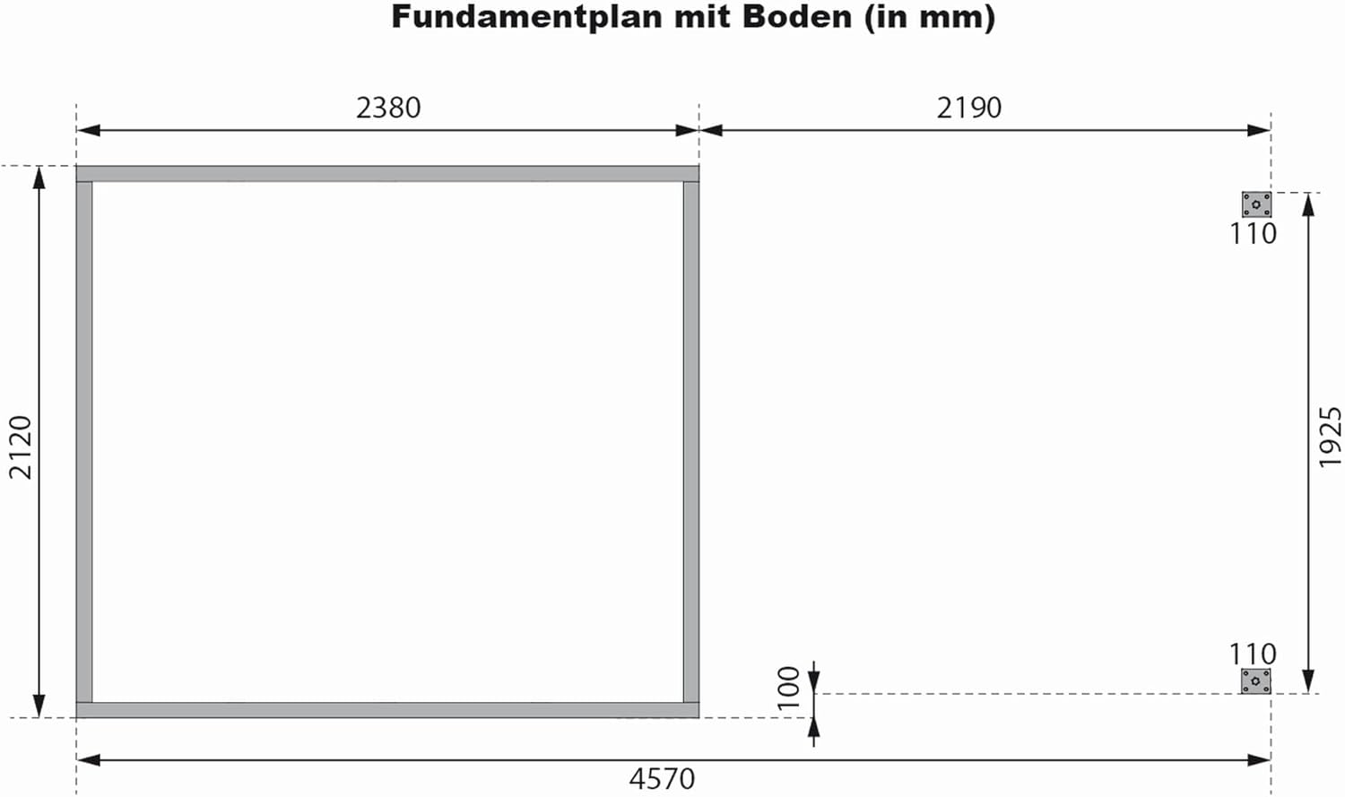 Karibu Gartenhaus Hollywood aus Metall + Holz, in 2 Größen und 3 Farben, optional mit Anbaudach (anthrazit, XL - mit Anbaudach)