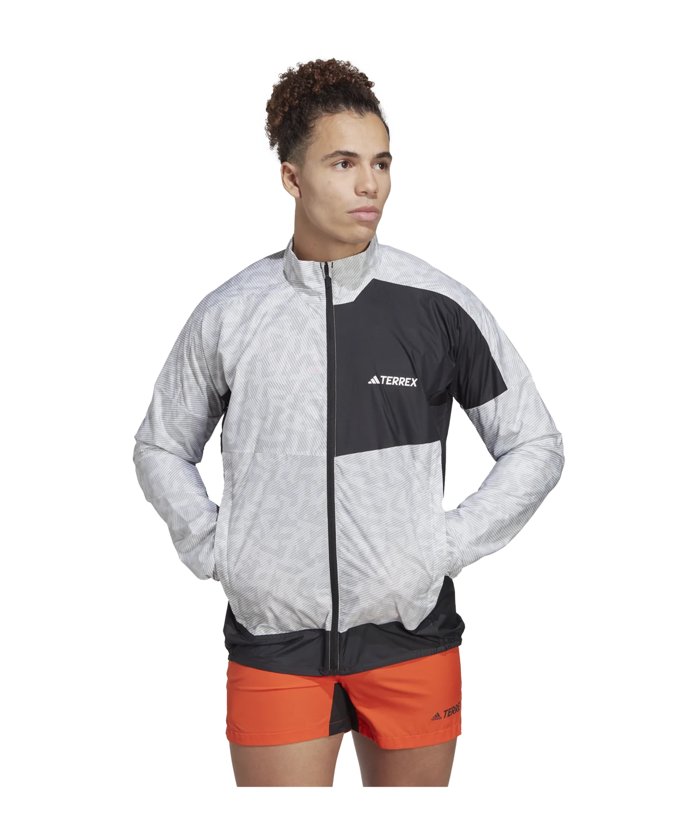 adidas Terrex Trail Wind Jacke Weiss
