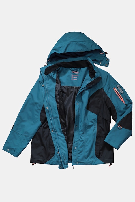 HYPRAR Baukastenjacke, wasserdicht, 2-Wege-Zipper