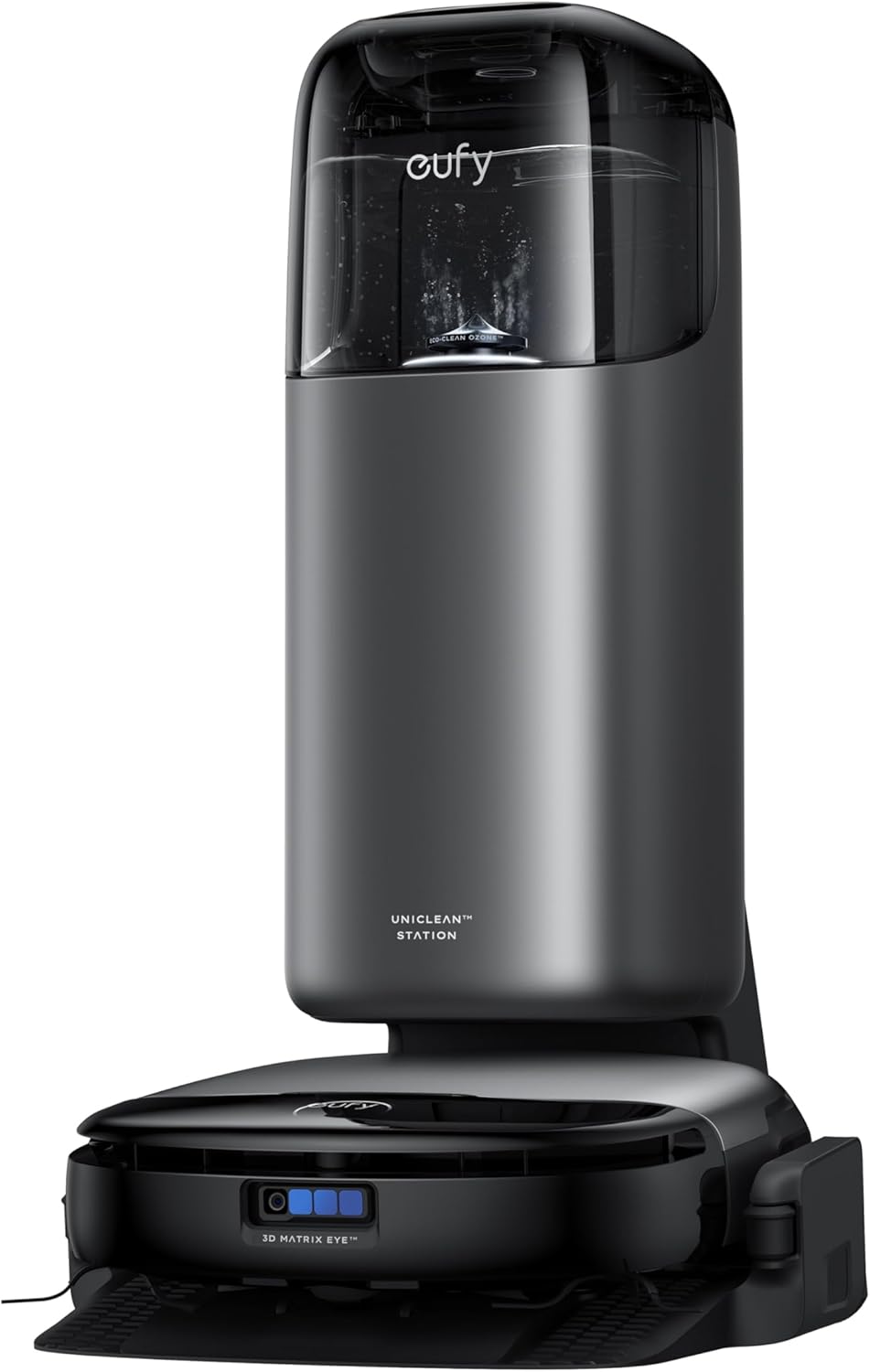 eufy Saug- & Wischroboter S1 Pro HydroJet - 2-in-1, Eco-Clean-Ozon, Starke Saugleistung, intelligente Hinderniserkennung, automatische Wischrollenreinigurng & trocknung, Selbstentleerung