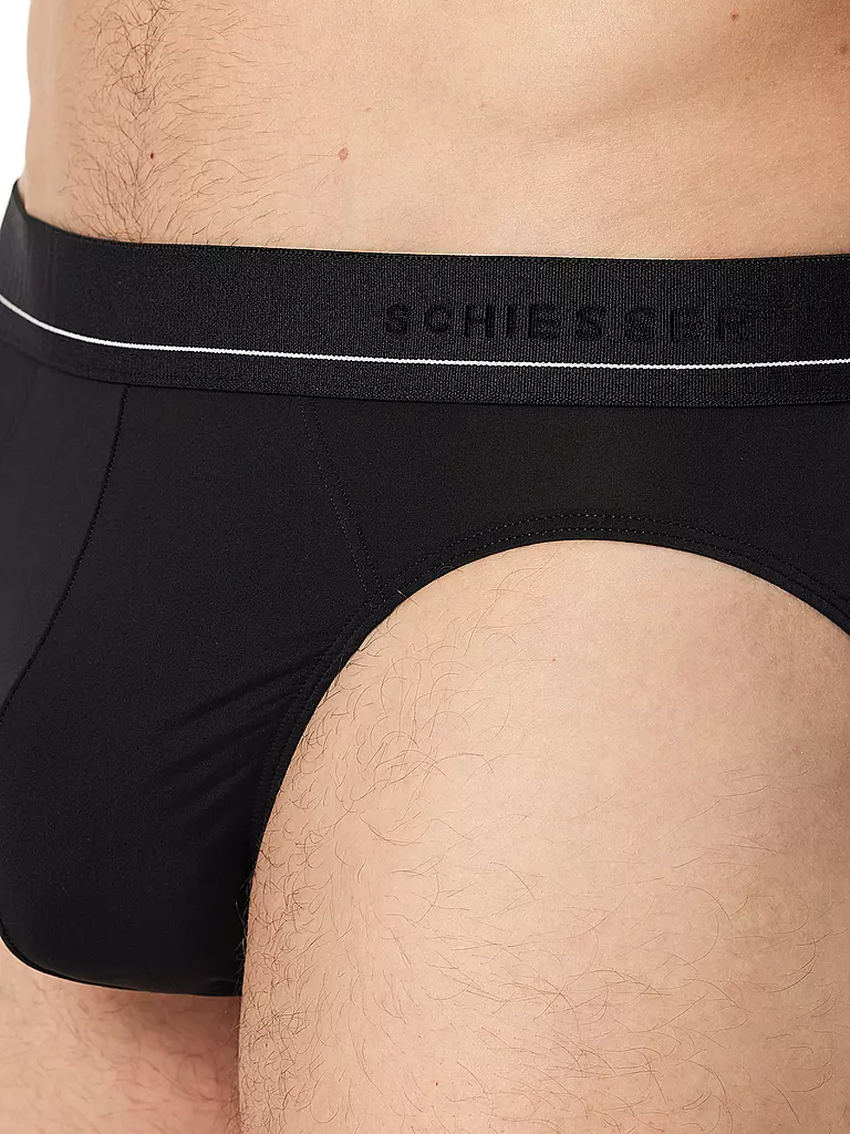 SCHIESSER Rio-Slip schwarz  schwarz