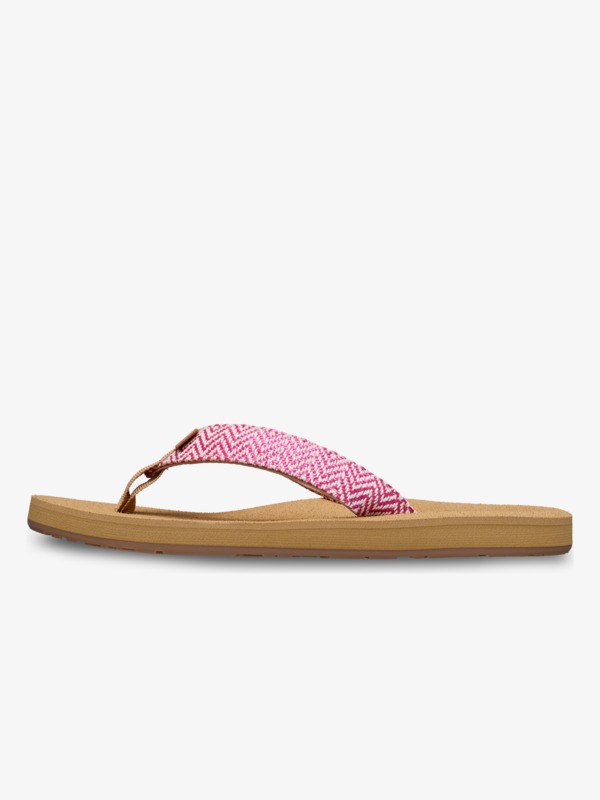 Porto Raffia Sandales Rouge Femme