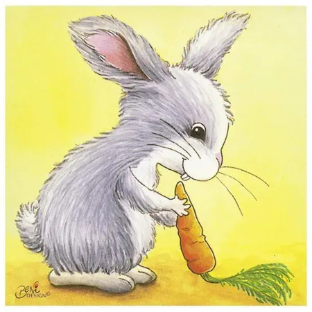goki Würfelpuzzle Tierkinder, 4 Teile