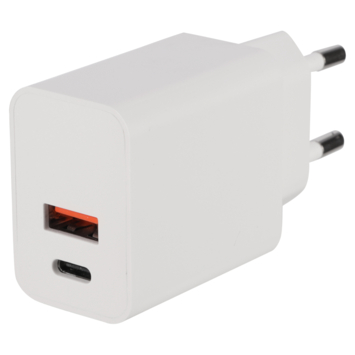 Q-Link oplader 2 poorten PD20W/QC18W wit
