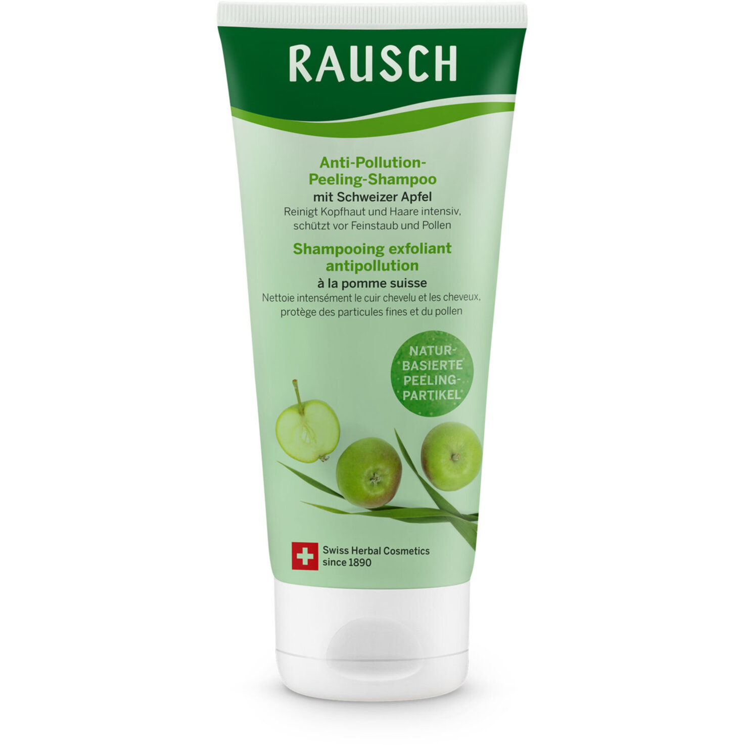 Rausch Anti Pollution Peeling Shampoo mit Schweizer Apfel