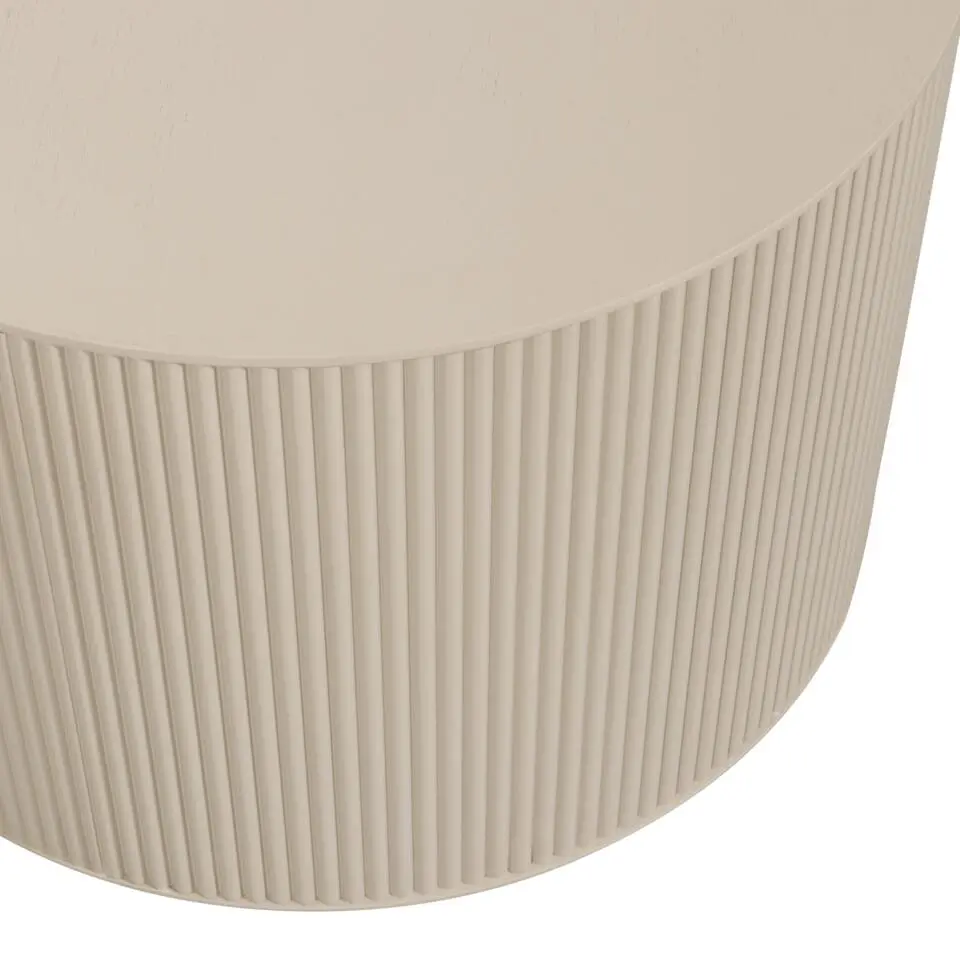 WOOOD Sanne Bijzettafel - MDF - Antique Beige - 40x60x60