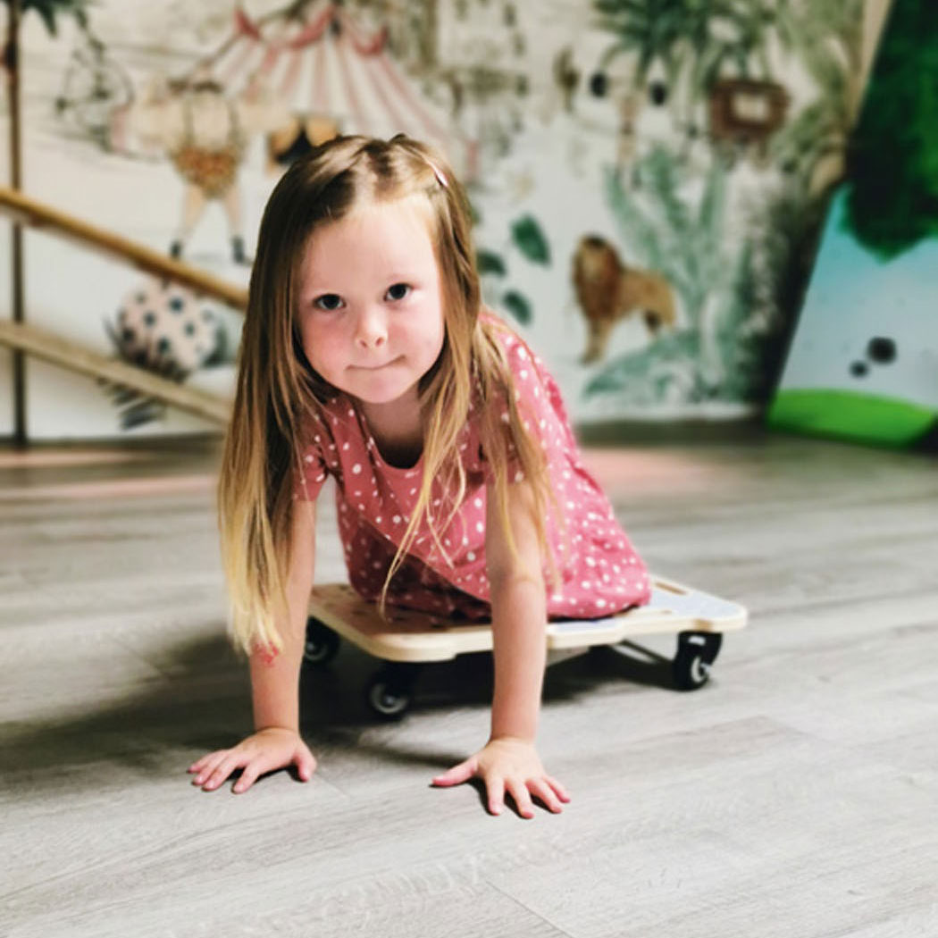 Small Foot-Houten Rollerbord Blauw
