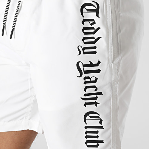 Short De Bain Flash Series Blanc Noir