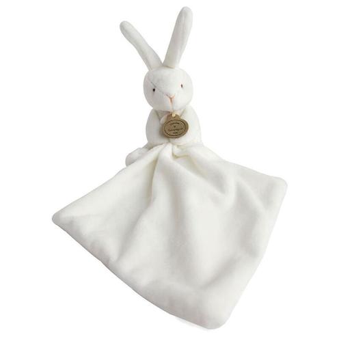 Doudou Lapin Mouchoir Blanc - DOUDOU ET COMPAGNIE