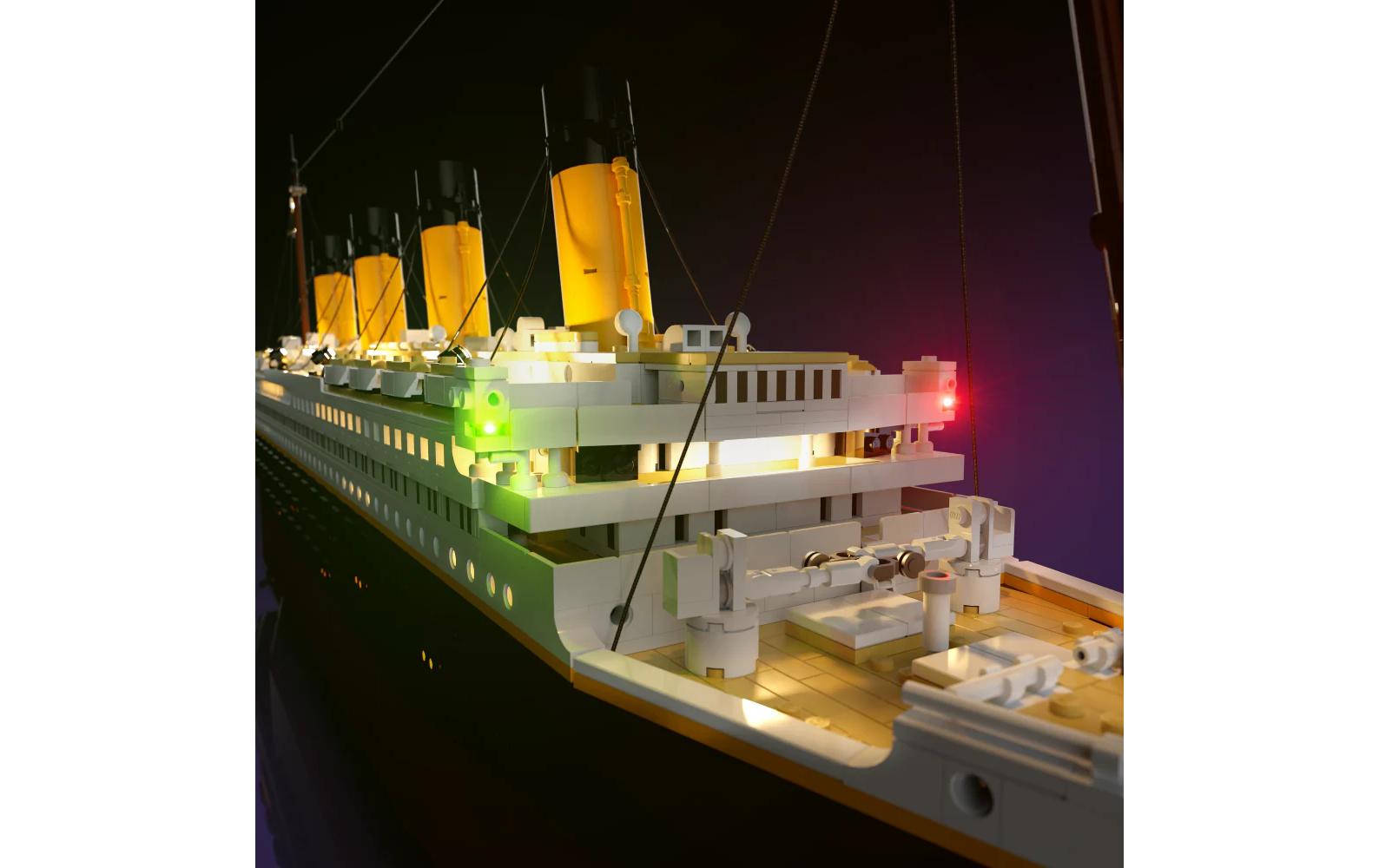 LED-Licht-Set für LEGO® LMB 2.0 für 10294 Titanic<br>Beleuchtungs-Kit