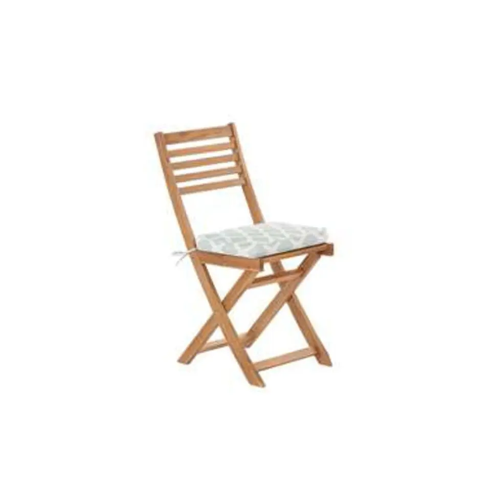 FIJI - Bistroset voor 2 - Lichte houtkleur /Groen - Acaciahout